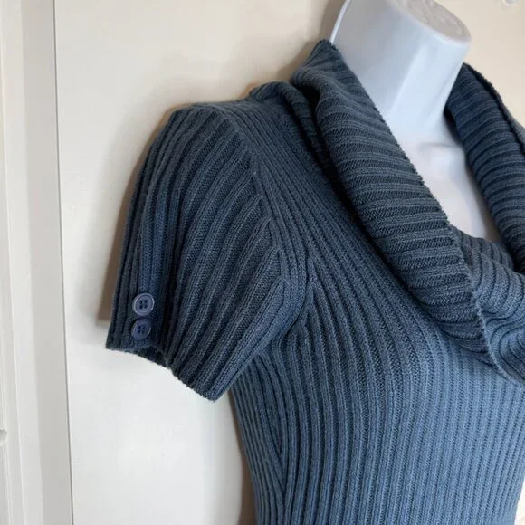 DEREK HEART Chambray color Bodycon Mini Dress Womens S - Picture 2 of 11